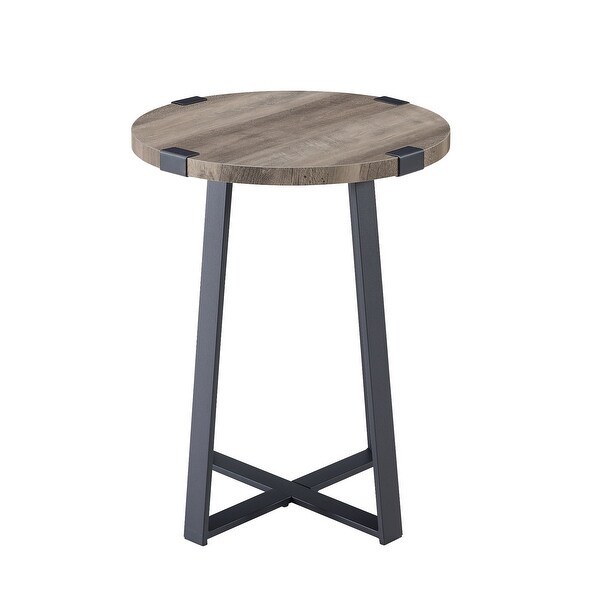 Middlebrook Barnett Round Metal Wrap Side Table