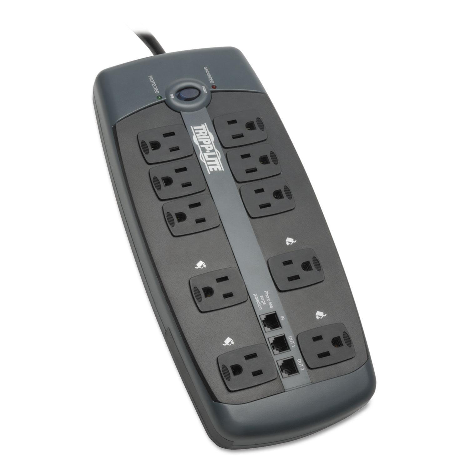 Protect It! Surge Protector by Tripp Lite TRPTLP1008TEL