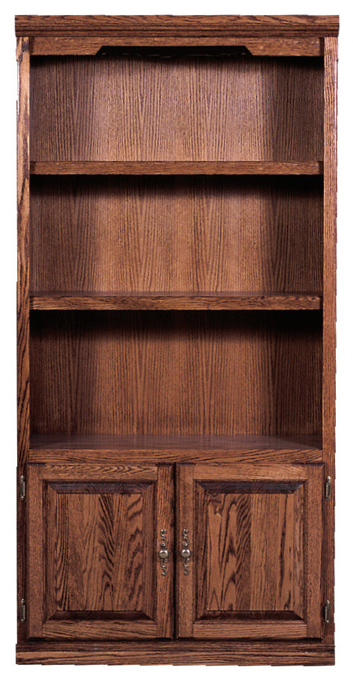 Traditional Bookcase With Lower Doors   Traditional   Bookcases   by Oak Arizona  Houzz