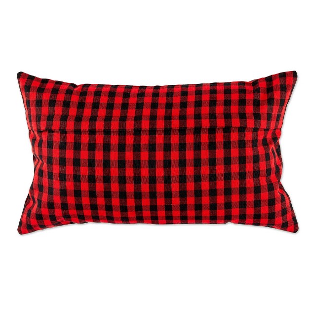 Assorted Throw Pillow Covers Red black Design Imports