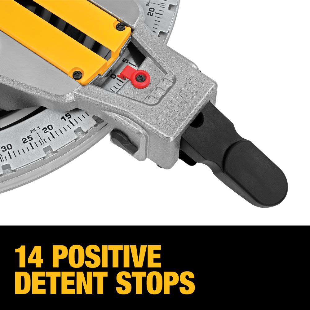 DEWALT 12 15 Amp Dual Bevel Compound Miter Saw ;