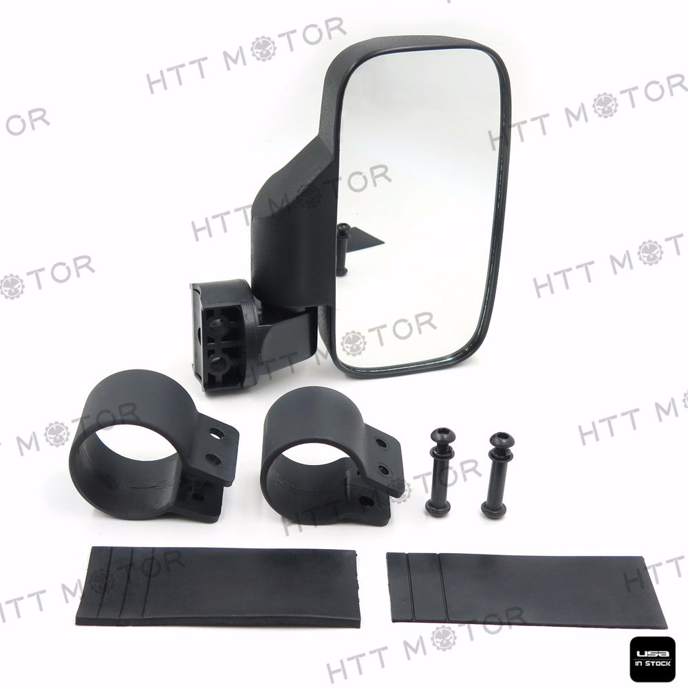 HTTMT- Side View Mirror Set for UTV Offroad High Impact Break-Away Large Wide View Race