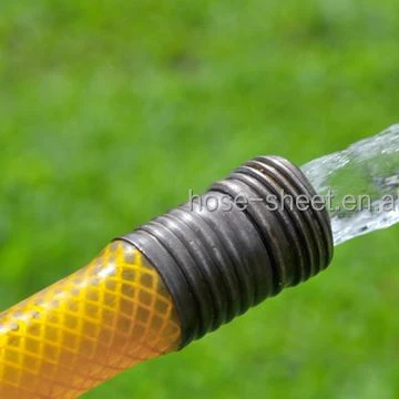 pvc reinforced hose Green color  fiber braided garden hose/tube garden hose Plastic water pipe 12mm