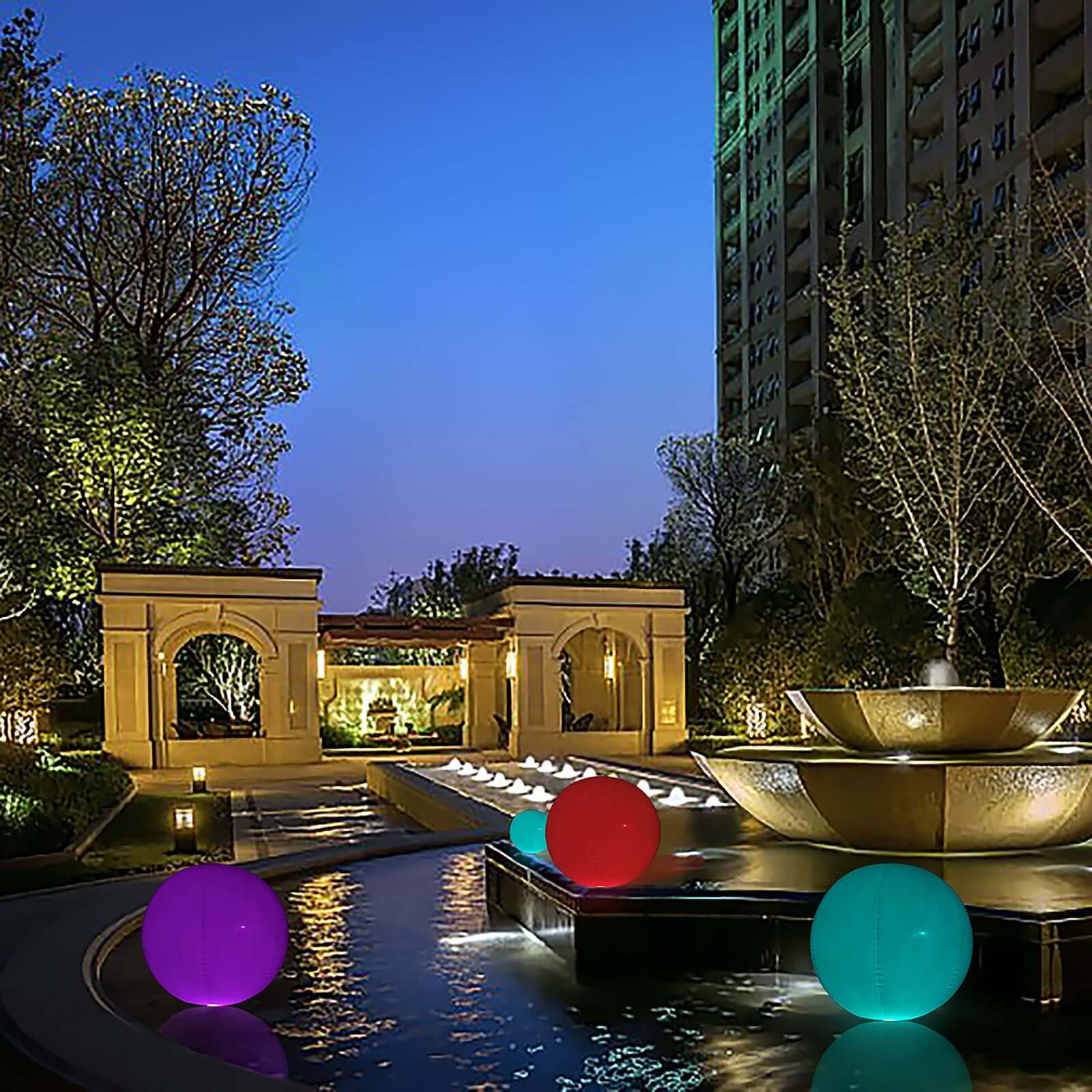 Inflatable Outdoor Garden Light Up Ball, Floating Pool Glow Ball With Remote - 13 RGB Colors and 3 Color Modes 20