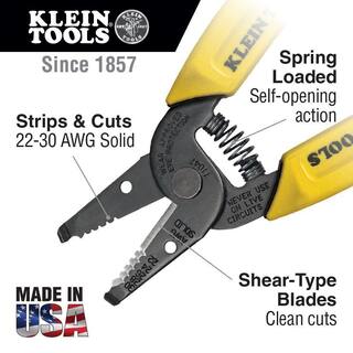 Klein Tools Wire StripperCutter 22-30 AWG Solid Wire 11047