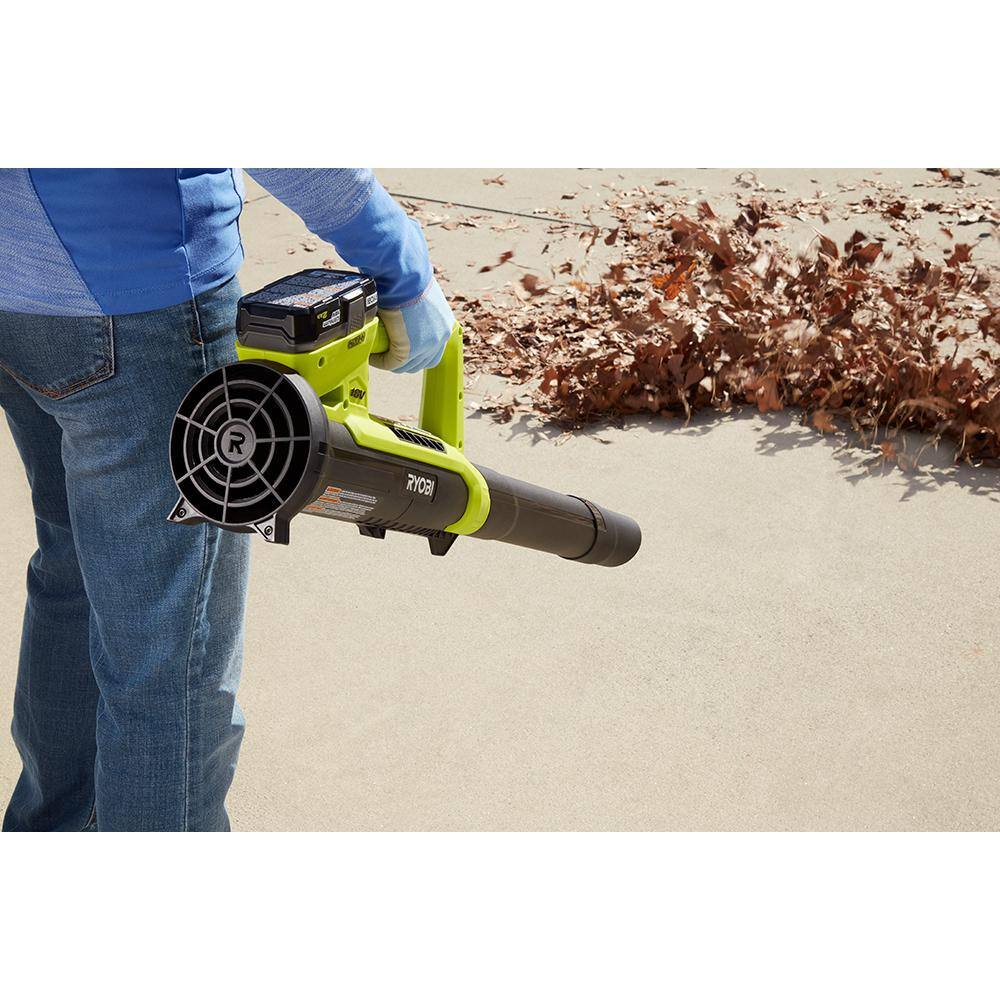 RYOBI ONE+ 18V Cordless Battery String TrimmerEdger Hedge Trimmer Blower (3-Tool) w (2) 2.0 Ah Batteries and Charger P20131