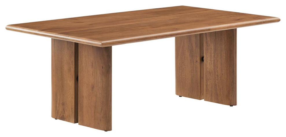 Amistad Wood Coffee Table   Walnut   Transitional   Coffee Tables   by First of a Kind USA Inc  Houzz