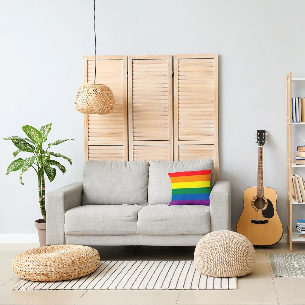 Pride Flag Decorative Throw Pillow