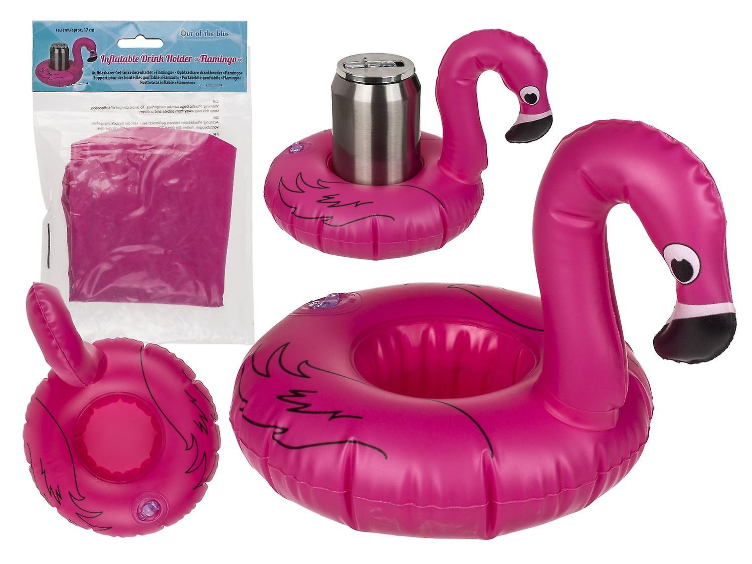 2-Pack Inflatable Liquid Beverage Holder Flamingo Jar Holder Cup Holder