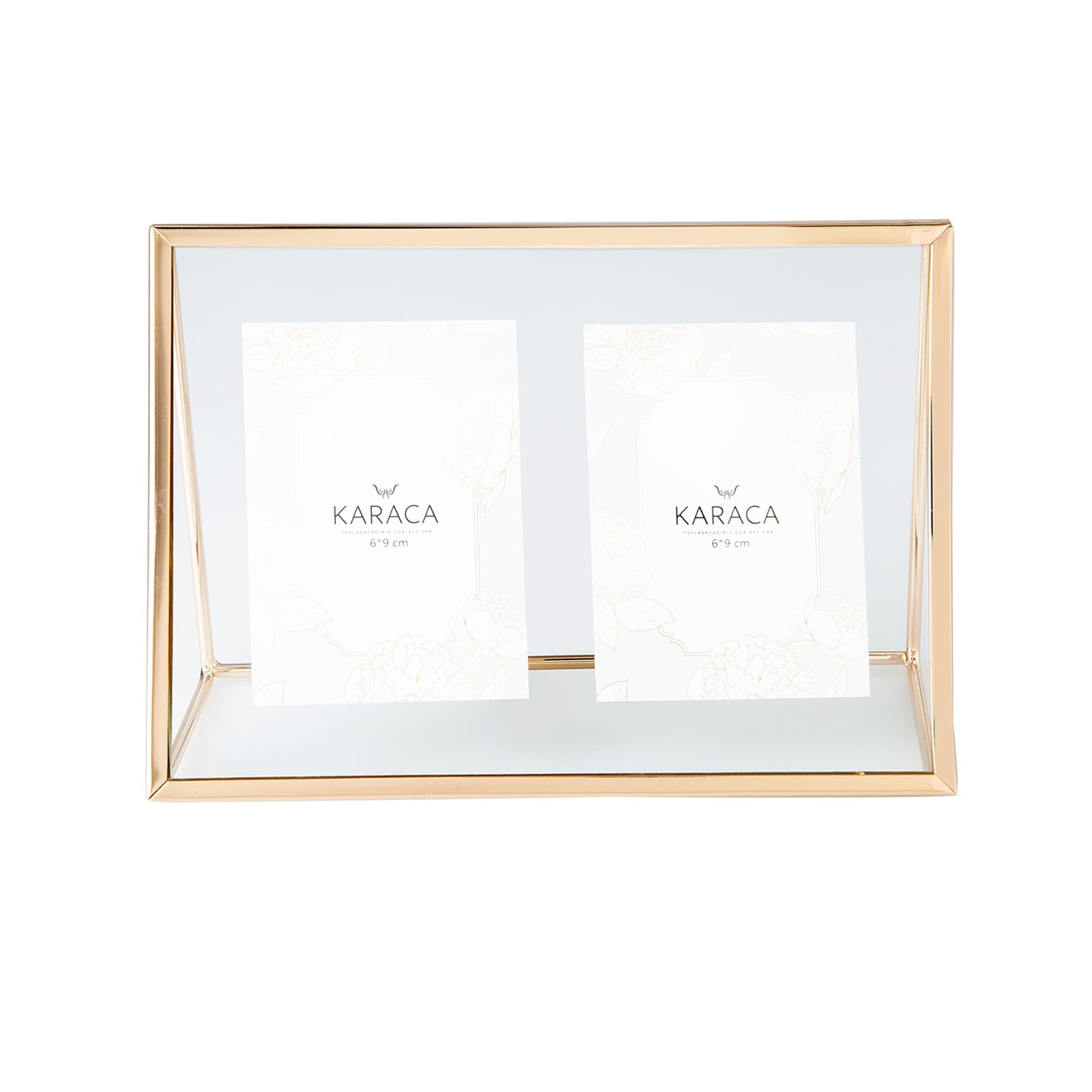 Karaca Magic Set Of 2 7,5X7,5 Cm Gold Frame 153.20.01.0131