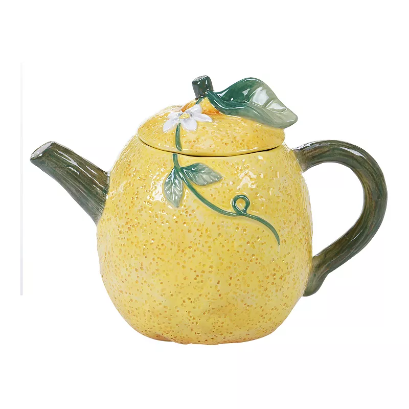 Certified International Citron Lemon Teapot