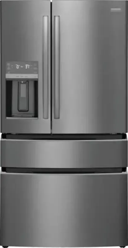 Frigidaire 21.5 cu ft French Door Refrigerator - Counter Depth Black Stainless Steel