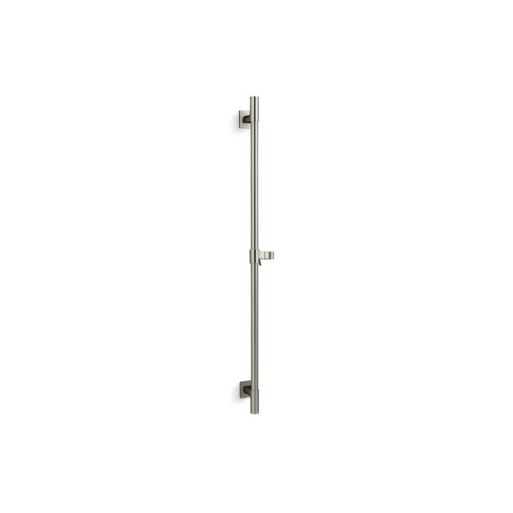 KOHLER Awaken 36 in. Deluxe Slide Bar in Vibrant Brushed Nickel K-98343-BN