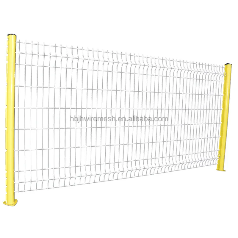 Perimeter Fencing Easily Assembled 3d Bending Curved Welded Steel Wire Mesh Jardin Panel Fencing Garden Fencing Buildings