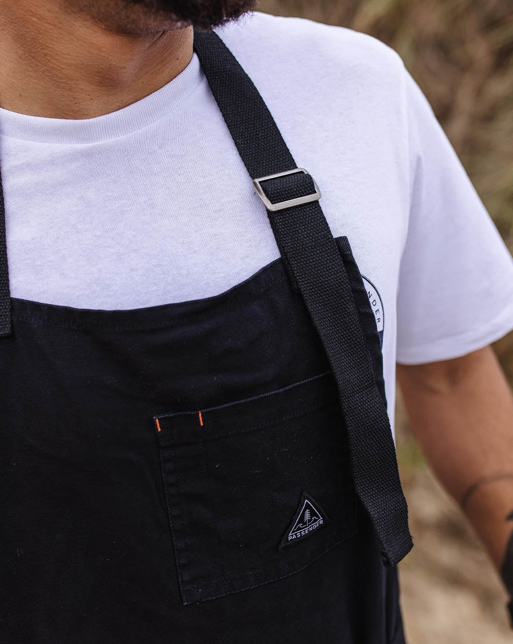 Yard Organic Cotton Denim Apron - Black