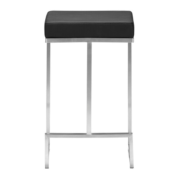 Dune Buggy Counter Stool (Set of 2) Black - N/A