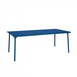 Table de jardin TOLIX Patio 8 personnes， table inox Tolix couleur