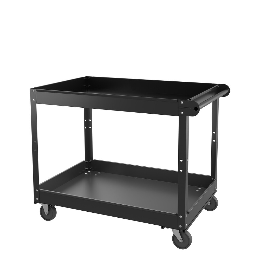 Hirsh RTA Utility Cart 36 x 24  Black   6.100 X 26.380 X 38.980