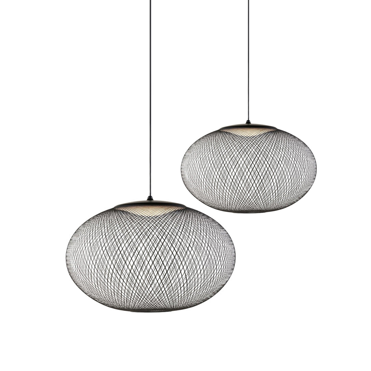 Metallic Meshwork Pendant Lamp