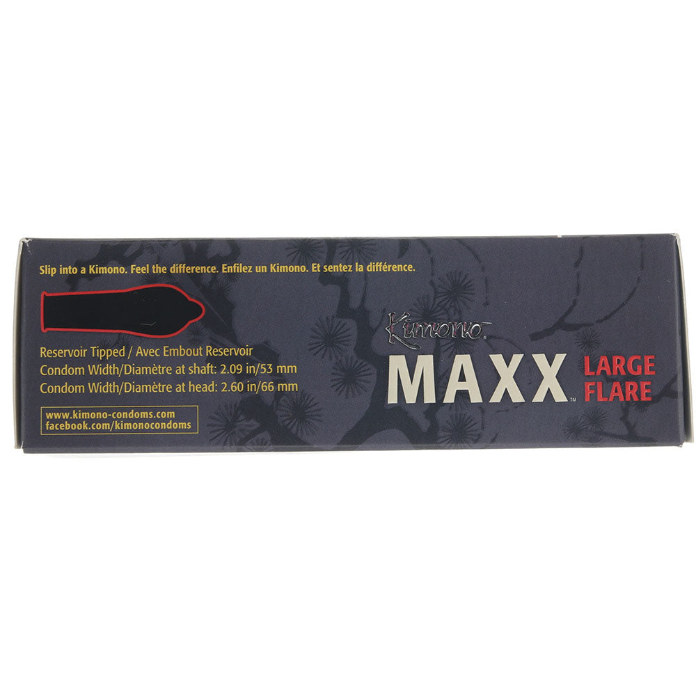 Kimono MAXX Large Flare Condoms in 24 Pack