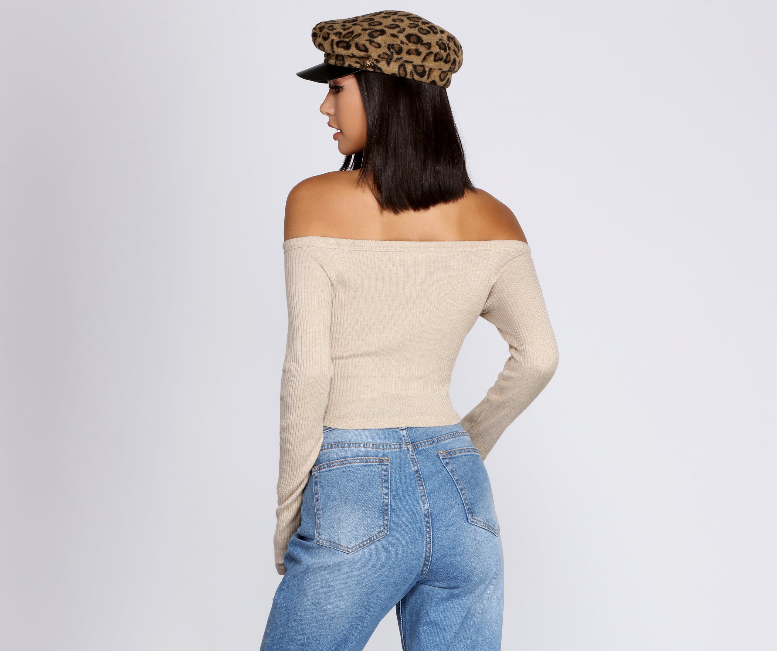 Buttoned In Basics Crop Top