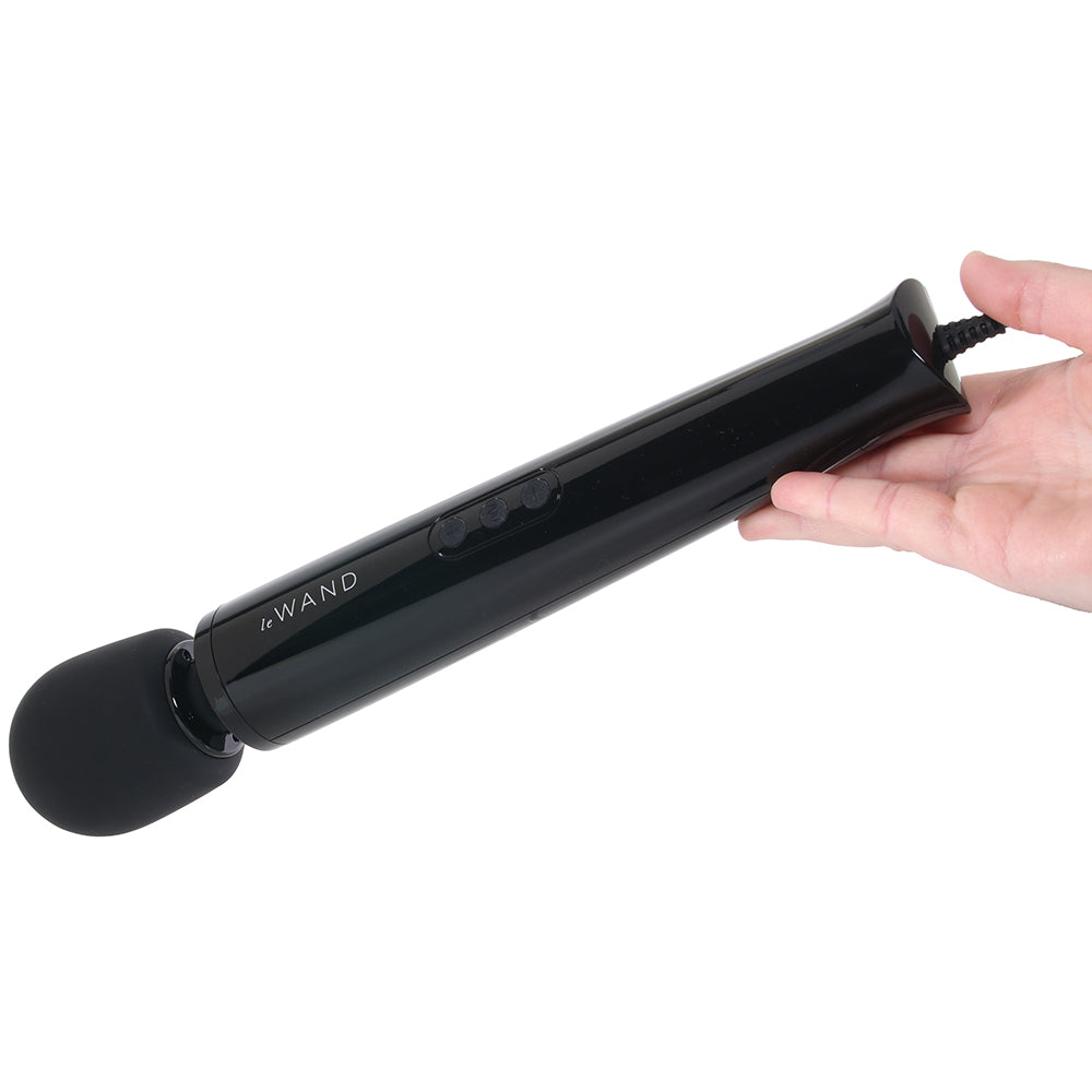 Le Wand Plug-In Massager in Black