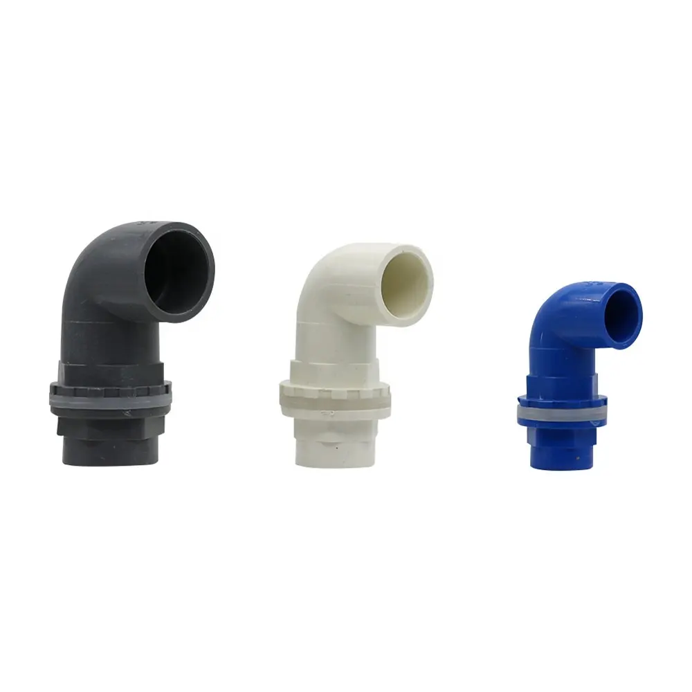 PVC 20/25/32mm 90 Degree Thickened Elbow Connectors Fish Water Tank Aquarium Pipe Fittings