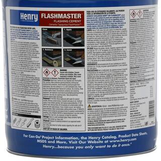 Henry 505 FlashMaster Black Roof Cement 4.75 gal. HE505571