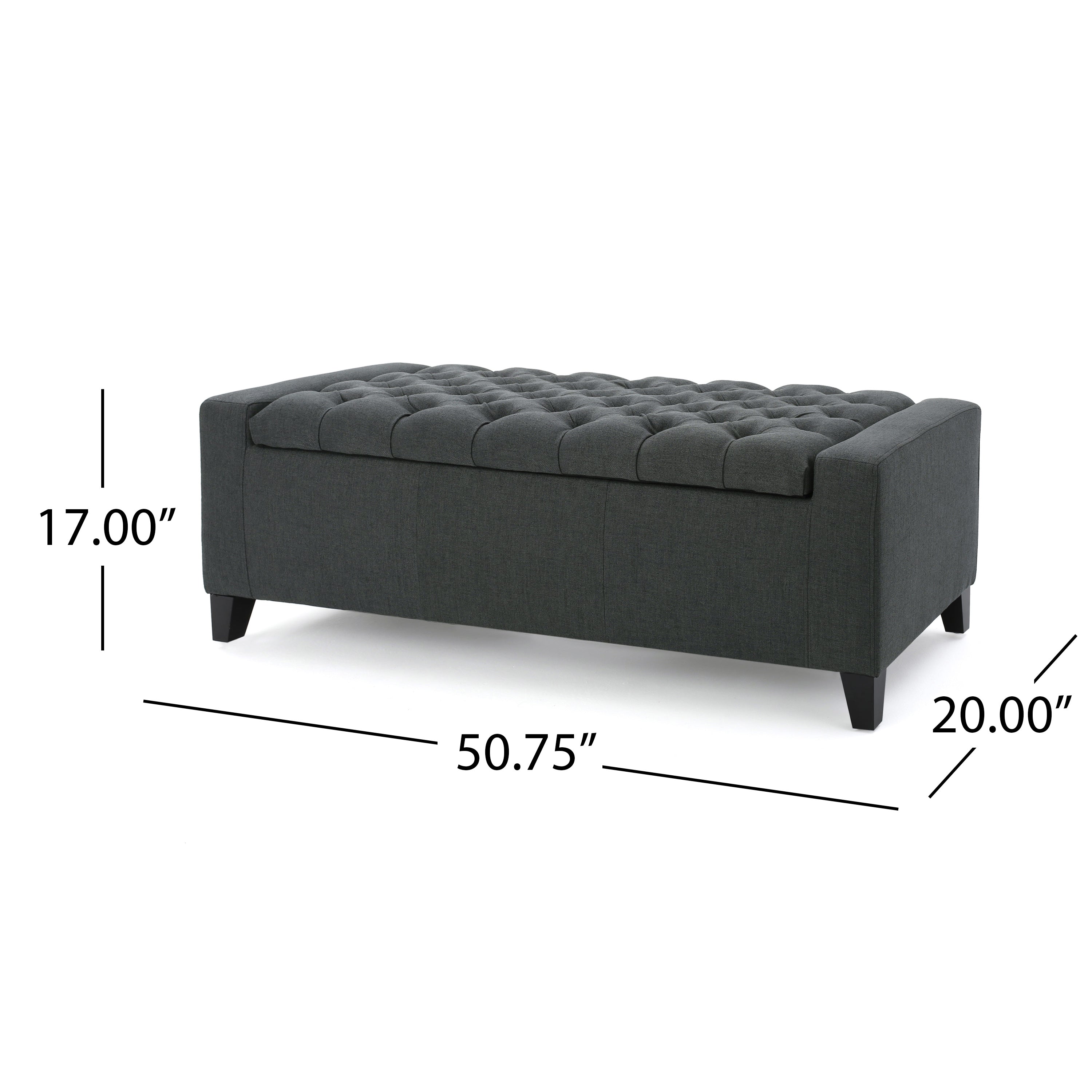 Seattle Tufted Storage Ottoman Bench