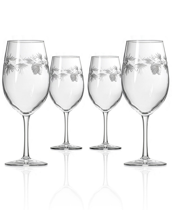 Rolf Glass Icy Pine All Purpose Wine Glass 18Oz - Set Of 4 Glasses