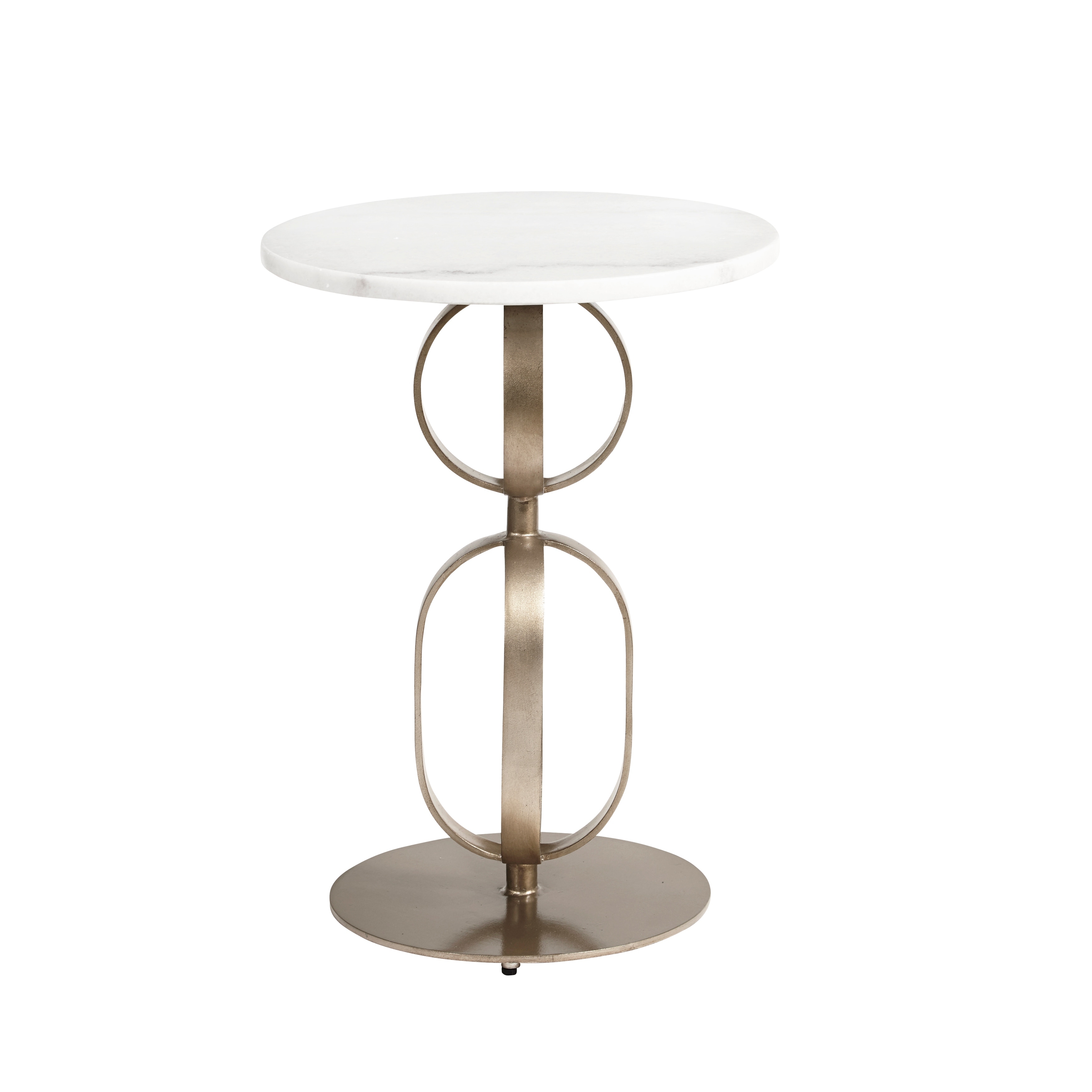 Arctic White Marble Spot Table - 16