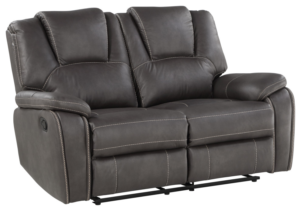 Katrine Manual Reclining Loveseat   Contemporary   Loveseats   by Steve Silver  Houzz