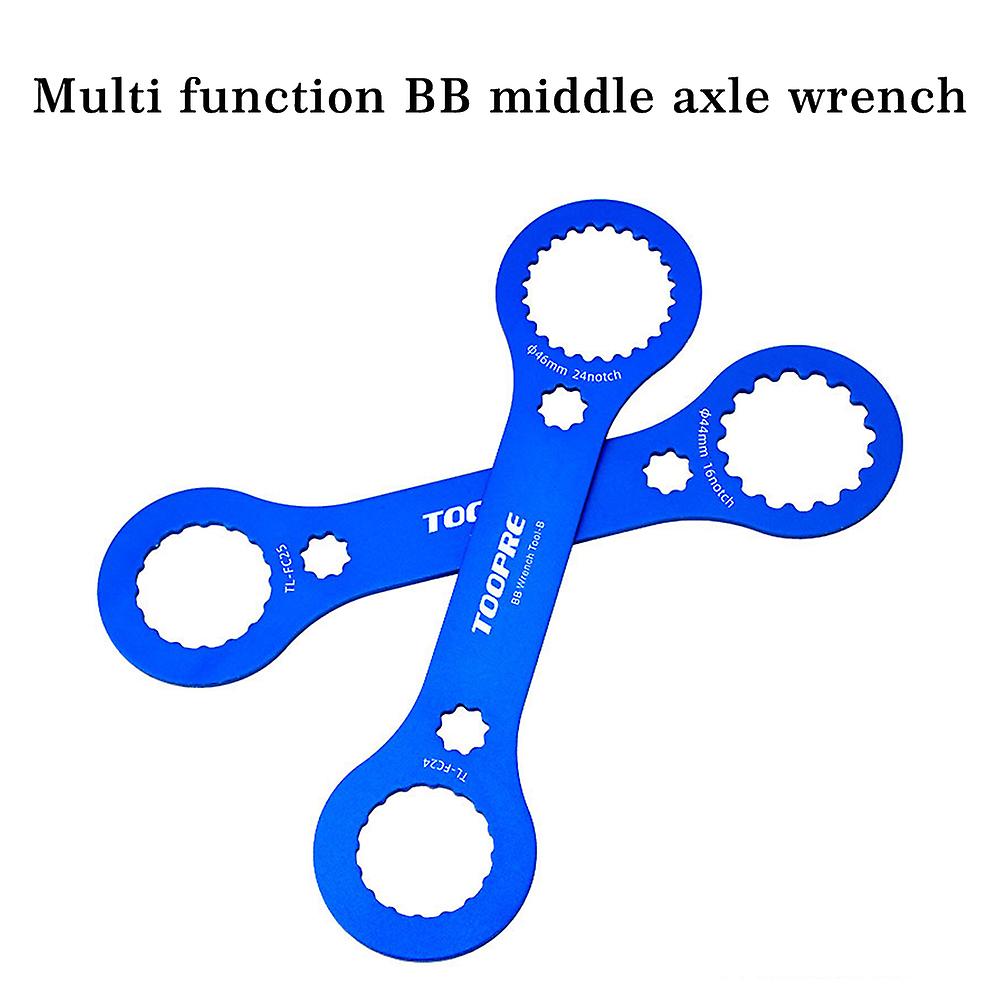 Bicycle Multifunctional Bb Wrench Bottom Bracket Spanner Mountain Bike Road Bicycle Install Remove Crank Repair Tool Double End Type B