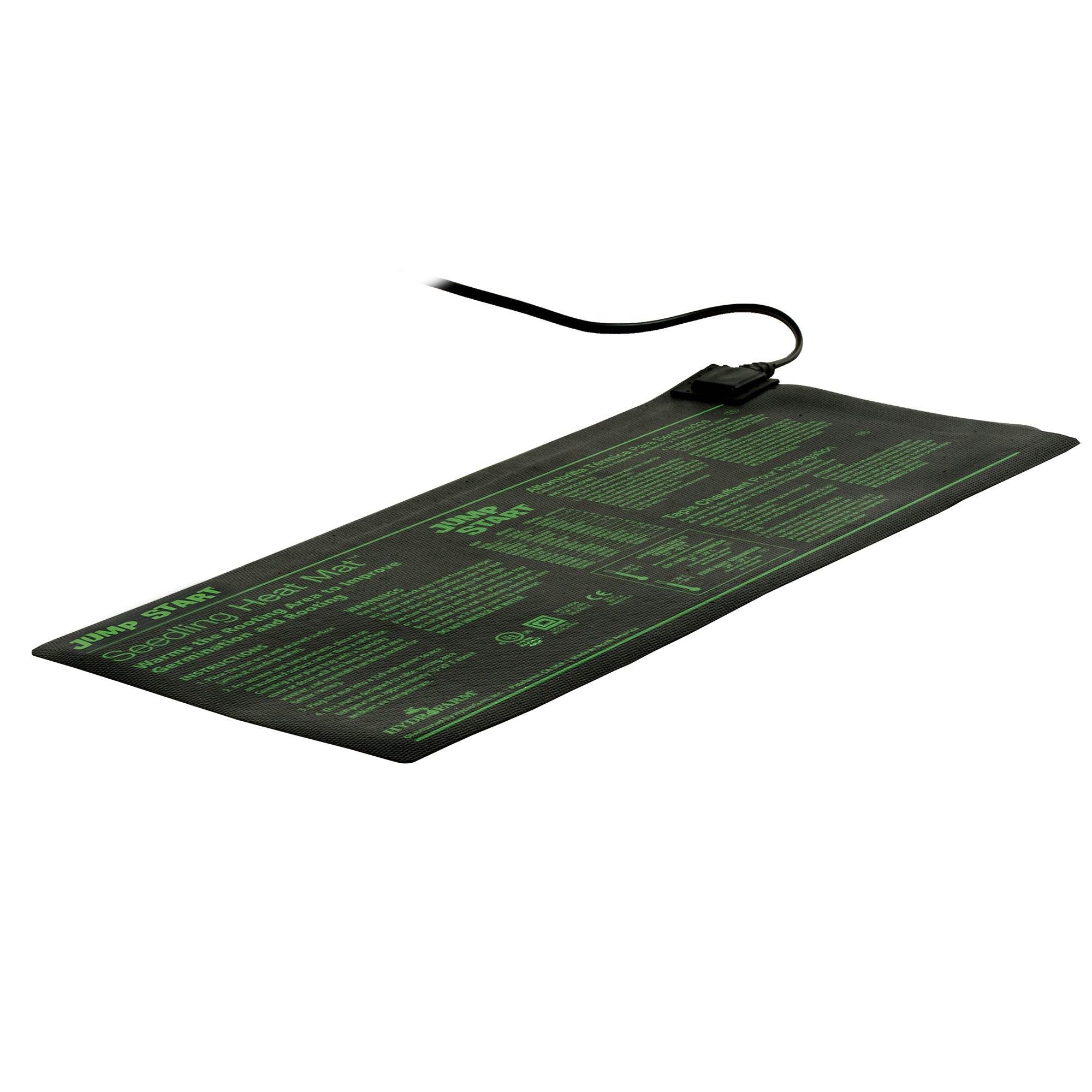 Hydro Farm Jump Start Seedling Heat Mat， 17 Watt 9 x 19.5 inches