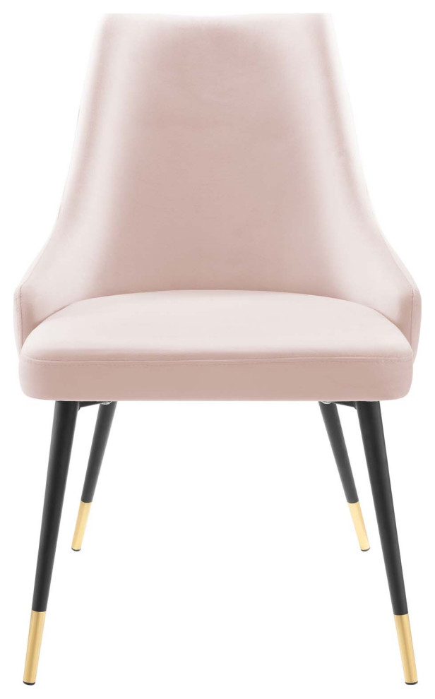 Adorn Tufted Performance Velvet Dining Side Chair   Midcentury   Dining Chairs   by Modway  Houzz