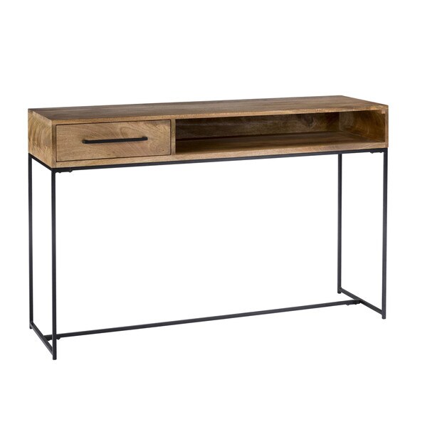 Aurelle Home Carlisle Farmhouse Wood Console Table - 50.00