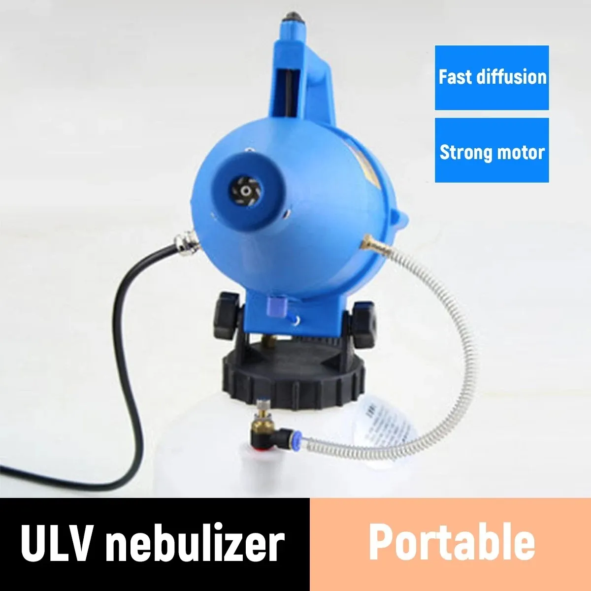 Electric ULV Fogger Portable Ultra Low Volume Atomizer Sprayer Fine Mist Blower Pesticide Nebulizer 4.5L