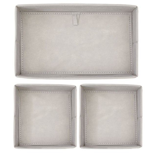 Mdesign Fabric Baby Nursery Organizers Set Of 3