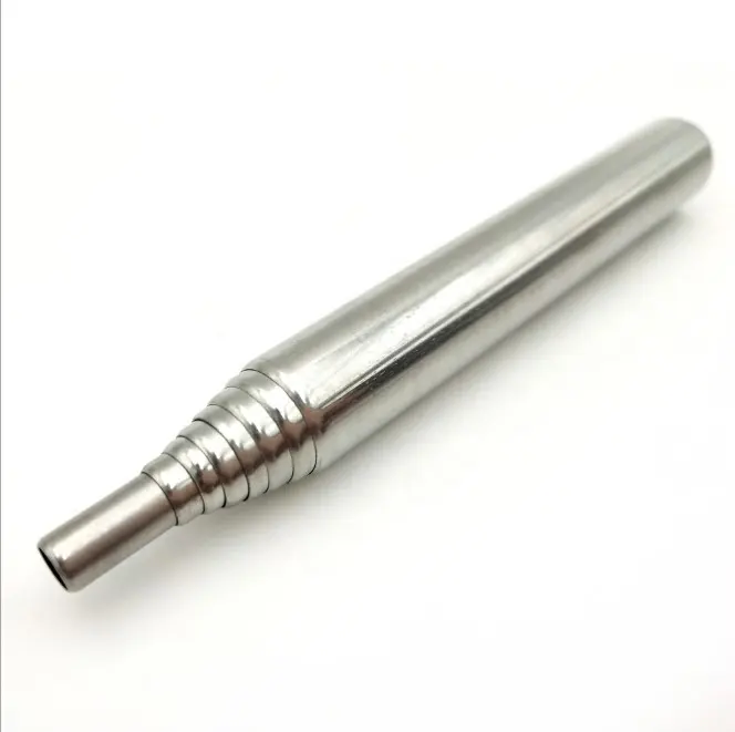 Collapsible Stainless Steel Fire Bellow Outdoor Blow Fire Tube for Picnic Camping Hiking