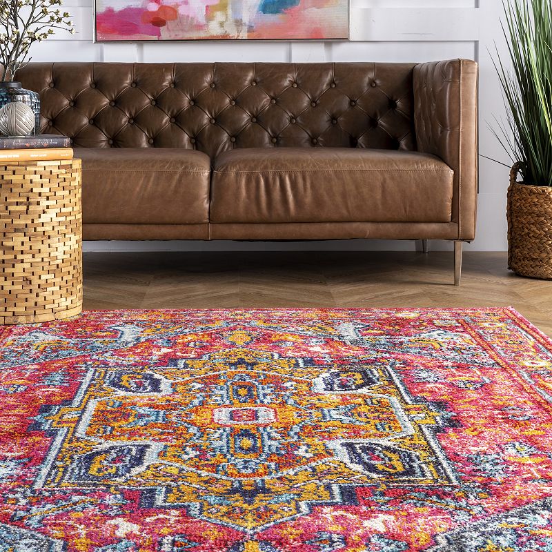 nuLoom Reyna Medallion Area Rug