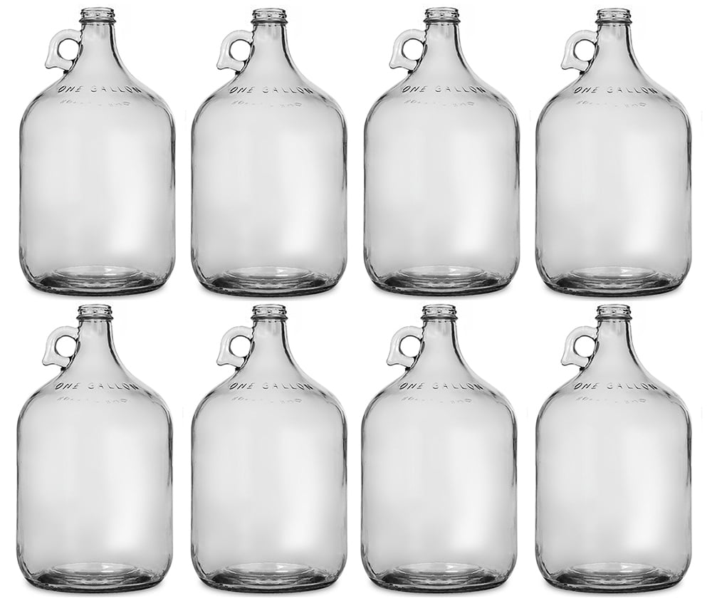 Glass Jug， 1 gal (Pack of 8)