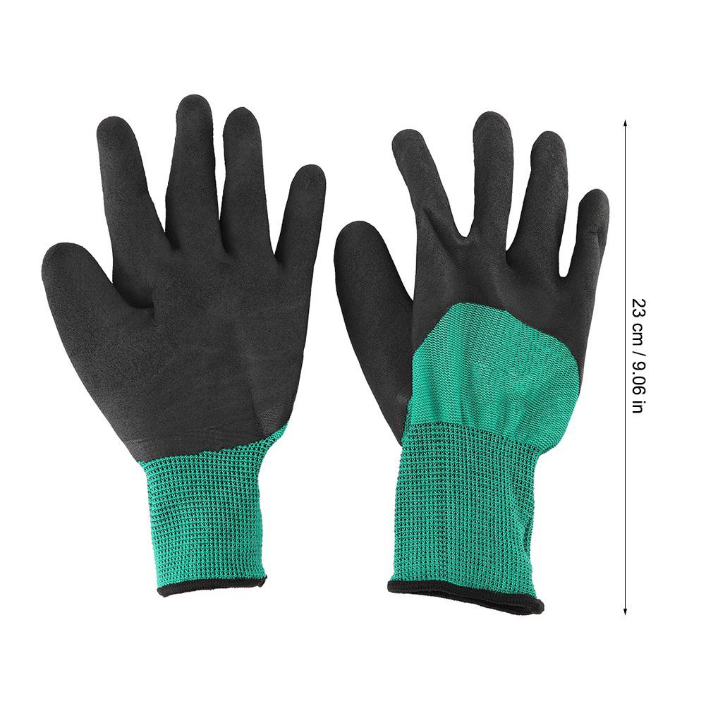 Handling Gloves, Prevent Slip Labor Gloves Green  For Garden Cleaning