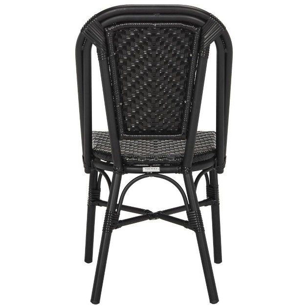 Daria Side Chair set Of 2 Black Safavieh