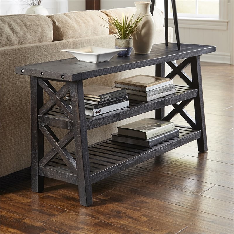 Modus Yosemite Console Table in Cafe   Rustic   Console Tables   by Homesquare  Houzz