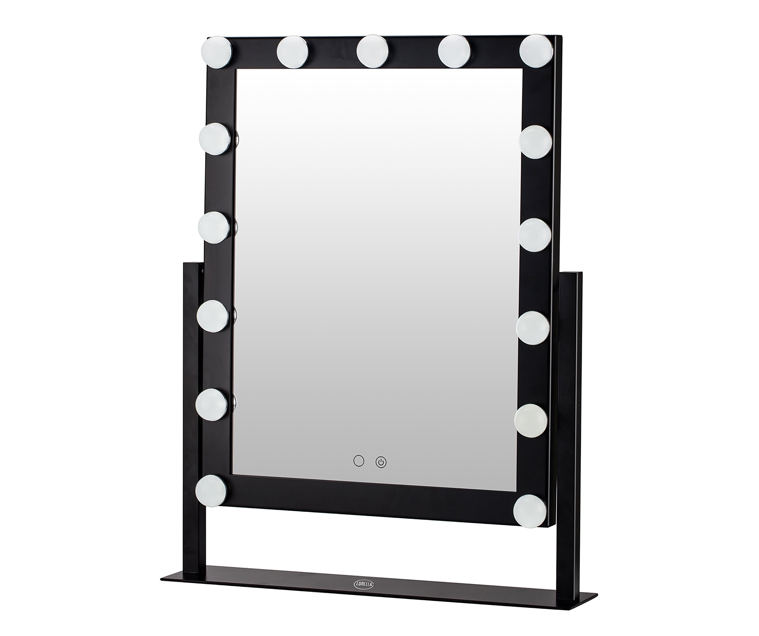 Lurella Black Vanity Mirror