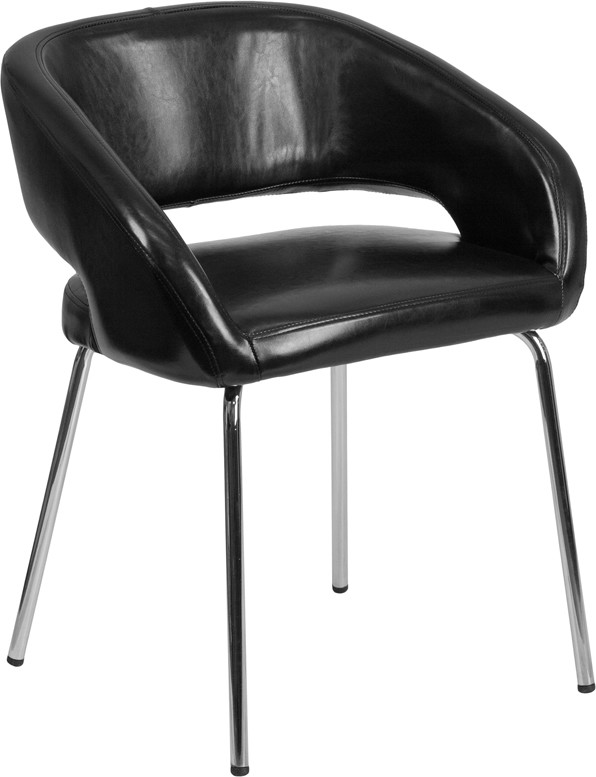 Contemporary Leatherette Side Reception Chair  set of 2   Midcentury   Armchairs And Accent Chairs   by MIKGA  Houzz