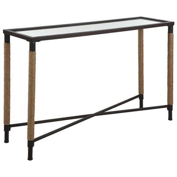 Uttermost Braddock Coastal Console Table - 52 W X 31.75 H X 14 D (in)