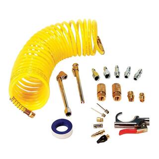 Primefit Air Accessory Kit with 25 ft. Recoil Air Hose (20-Piece) IK1016S-20