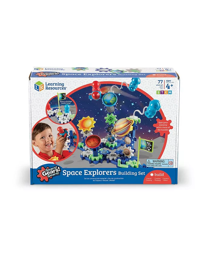 Areyougame Learning Resources Gears Gears Gears - Space Explorers Building Set