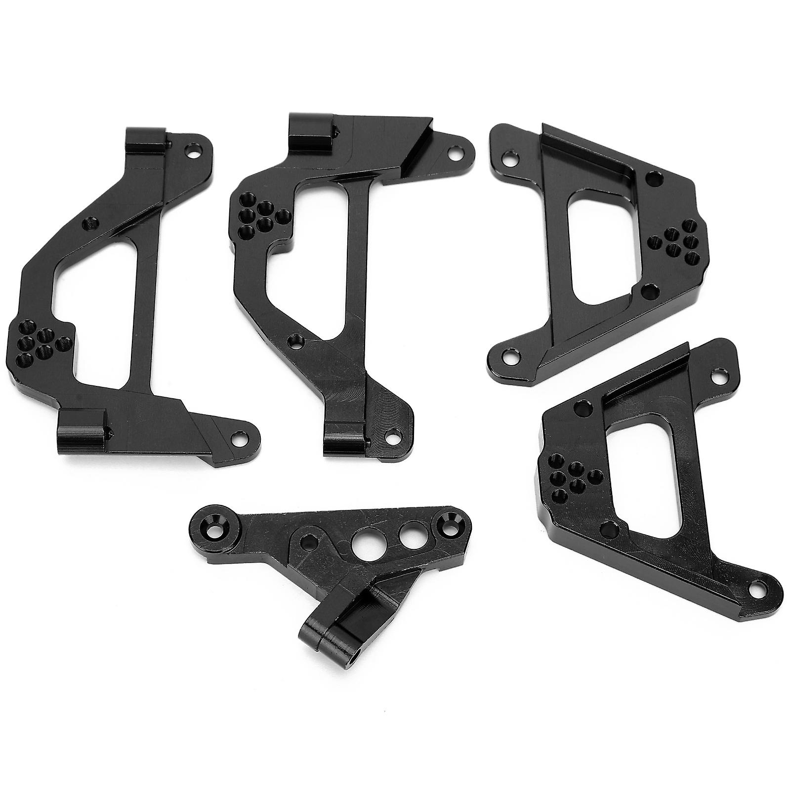 Aluminum Alloy Front Rear Shock Struts Damper Bracket Mount Fit For Scx10 Iii 1:10 Rc Carblack